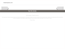 Tablet Screenshot of indianexpres.com